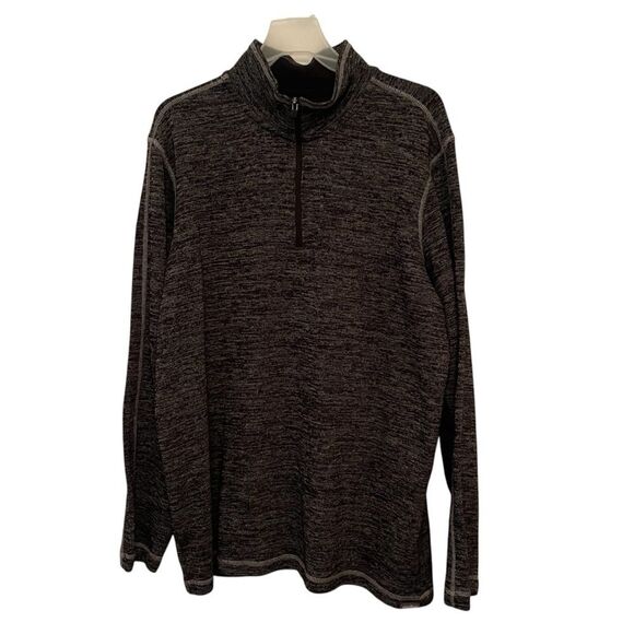 Eddie Bauer Other - Eddie Bauer Quarter Zip Sweater Gray/Black Mens Size XL